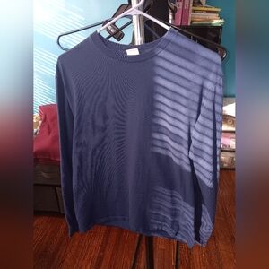 Hanes Women's Medium Blue Long Sleeve Sweatshirt Pre-owned